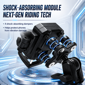 <span class=keywords><strong>Support</strong></span> de téléphone antichoc à quatre axes pour moto, <span class=keywords><strong>support</strong></span> de navigation anti-vibration pour vélo avec accès à l'objectif de la caméra pour moto, vente en gros B2B - Product Image 2
