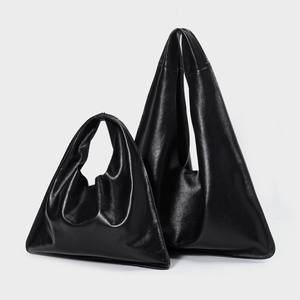 Sac hobo en cuir véritable personnalisable pour femme, fermeture ouverte, sac à main imperméable, poignée unique, sac fourre-tout décontracté, doublure en polyester - Product Image 3