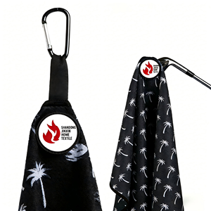 Serviette de <span class=keywords><strong>golf</strong></span> en coton gaufré personnalisée, séchage rapide, respirante, motif tropical, magnétique, pour voiturettes de <span class=keywords><strong>golf</strong></span> – Meilleur prix - Product Image 1