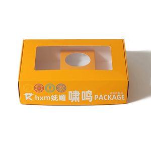 Caja de Papel Kraft Ecológica Personalizada para Pollo Frito, para Llevar, Comida para Llevar, Hamburguesa, Contenedor de Embalaje de Comida Rápida con Bisagras - Product Image 3