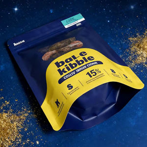 Sachets personnalisés en Mylar pour aliments pour animaux – Sachet refermable mat de 250 g pour friandises pour chiens - Product Image 3