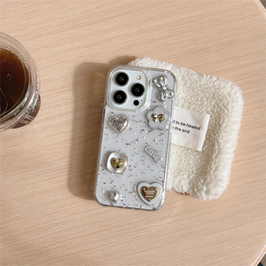 <span class=keywords><strong>Coque</strong></span> Transparente Scintillante avec Nœud et Fleur pour <span class=keywords><strong>iPhone</strong></span> 16 Pro Max, 15 Plus, 14, 13, <span class=keywords><strong>12</strong></span>, 11 – Style Coréen Ins pour Fille - Product Image 5