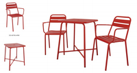 Meubles d'extérieur industriels en gros, ensembles de tables et de chaises de salle à manger pour jardin et restaurant