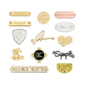 Etiquetas de alta calidad, ropa, bolsos, marcas populares, etiquetas al por mayor, logotipo trasero adhesivo, etiqueta de Metal de cuero - Product Image 3