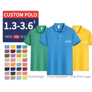 Workwear Quality Custom Logo Colorful Team Wear Annual Meeting Business Breathable Casual Styles Button Teamwear POLO Shirts