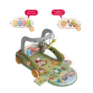 <span class=keywords><strong>Tapis</strong></span> d'éveil 6-en-1 YRB Baby avec trotteur, <span class=keywords><strong>voiture</strong></span> à enfourcher, chariot et cheval à bascule pour bébés et enfants - Product Image 3