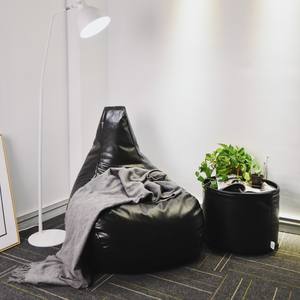 Sarung tas kacang Hotel antiair kulit PU Eropa Online Beli Sofa tempat tidur kursi tanpa isi hitam Jumat Natal - Product Image 3