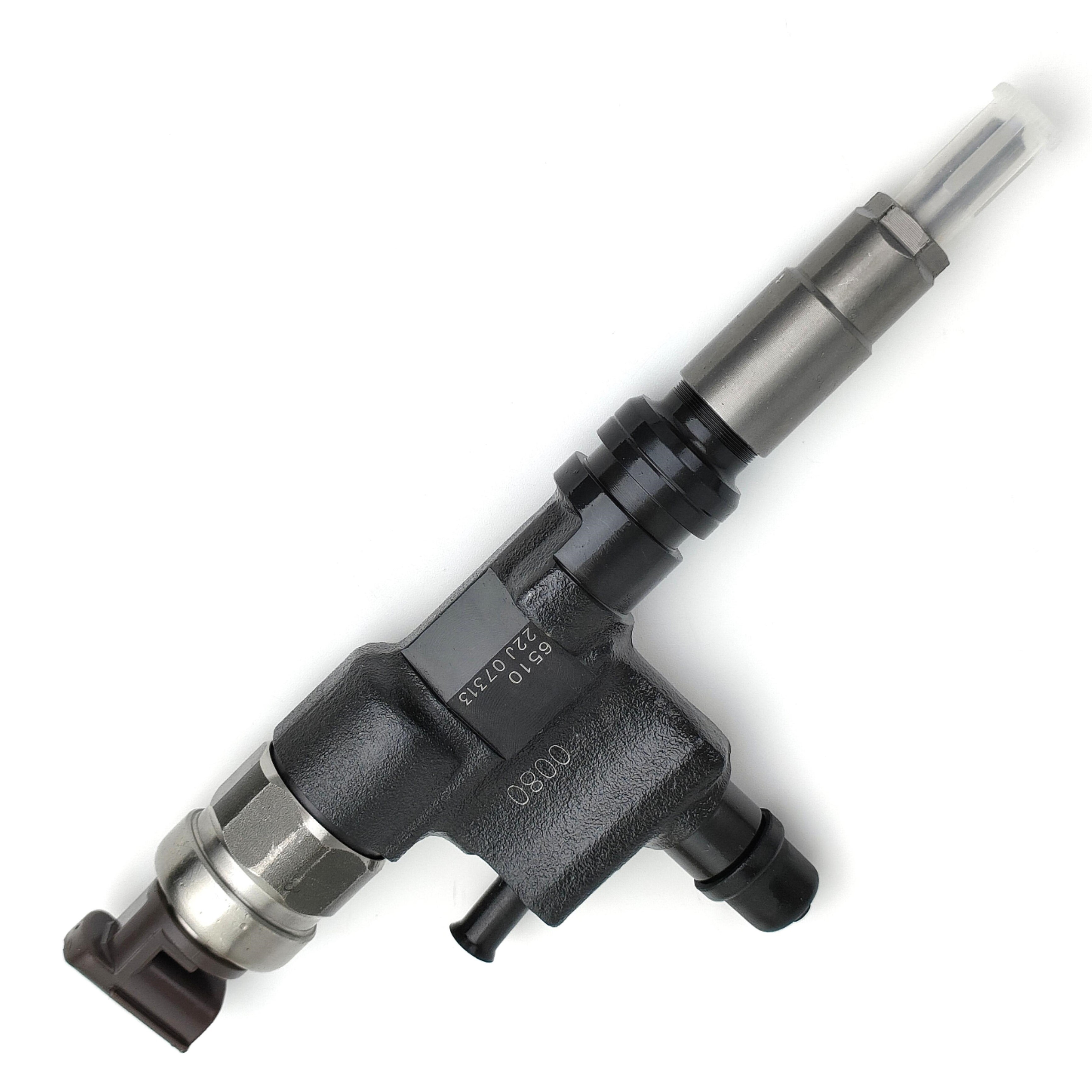 Common Rail Fuel Injector 095000-6510 095000-651# Diesel Fuel Injector 23670-E0080 For HINO