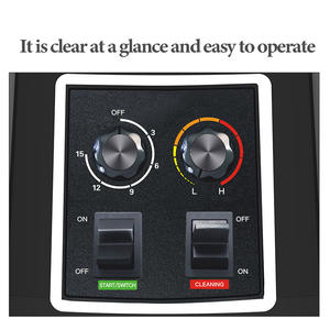 HappyPartner Mixeur Commercial Haute Qualité Haute Puissance Multifonction Robuste pour Smoothies et Milkshakes avec Couvercle Anti-Bruit - Product Image 4