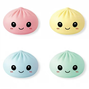 ¡Gran Venta! Fabricante OEM al por mayor! Dumplings de Gelatina Personalizados, BaoZi Juguete para apretar - Product Image 3