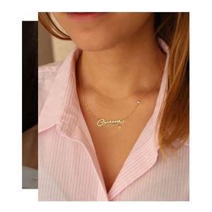 Collar con colgante de signo del zodiaco chapado en oro de acero inoxidable a prueba de agua para mujer diseño de horóscopo Constell con circón para regalo - Product Image 4