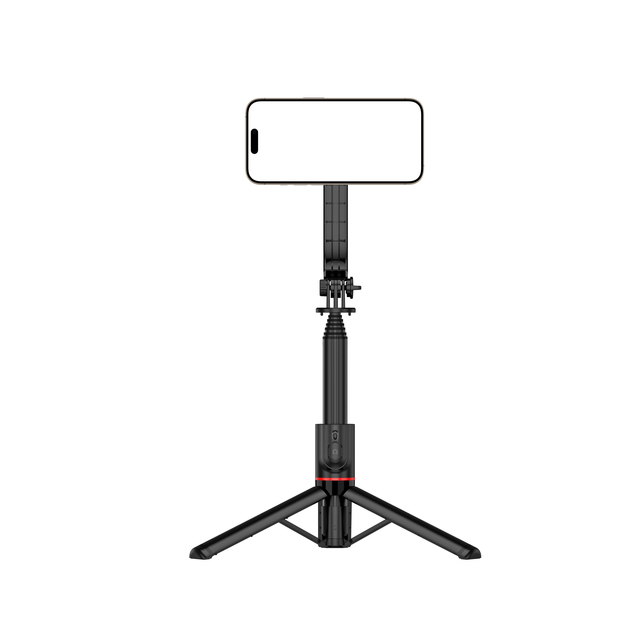 Magnetic Selfie Stick Tripod Built in Strong Magnets with Remote Control and Extendable Aluminum Alloy Rod Tripod Phone Holder