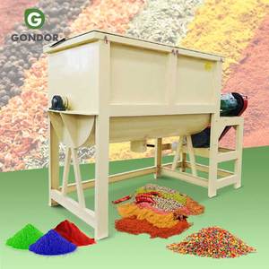 Mezcladora de Polvo para Bombas de Baño, Jabón Seco y Detergente de 500kg, 200kg, 50kg con Mezclador de Cinta - Product Image 1