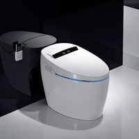 Toilette Intelligente Japonaise Tout-en-Un, WC Automatique Électrique avec Capteur, Cuvette de Commodité Intelligente pour Salle de Bain