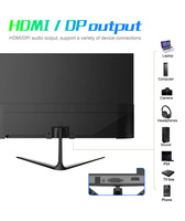 24 Inch Superbrede 180Hz 2K Flat LCD-monitor met LED-achtergrondverlichting, ingebouwde speakers, gebruikt voor pc-gaming, desktopcomputer