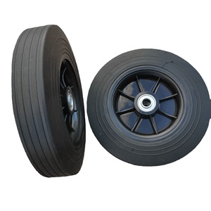 ล้อรถเข็นแบบเงียบพร้อมก้านพลาสติก ขนาด 10*2.75-113  แบบติดกาว - Product Image 4