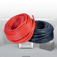 2/0 AWG 70mm² Silikonkabel 200°C Flexibles Verzinntes Kupfer-Batteriekabel für 3000W 4000W Wechselrichter BESS-Verbindungsstromkabel
