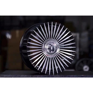 Luxury Polished Multi <b>Spoke</b> Forged Aluminium Alloy Vehicle Rim Floating Cap Racing Auto <b>Wheel</b> For Mercedes Passenger Car - Product Image 1