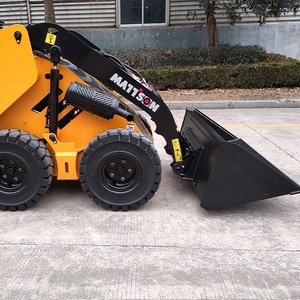 <span class=keywords><strong>Mini</strong></span>-chargeuse sur pneus <span class=keywords><strong>Mattson</strong></span>, brevetée, 25 CV, ML525W, moteur diesel Kobuta, vente directe d'usine - Product Image 4