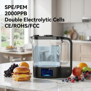 Carafe à eau 2L 2000PPB, Machine à eau intelligente SPE, Générateur à double système de cellules électrolytiques pour la production de concentrés - Product Image 1