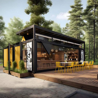 Restaurant en conteneur d'expédition Offre Spéciale de 20 pieds et 40 pieds avec conteneur de cuisine bar café conteneur de café