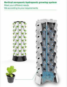 Système de plantation hydroponique vertical automatique ON-one Type de tour d'ananas pour pompe à laitue incluse Home Farm Agriculture - Product Image 3