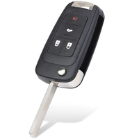 Llave Inteligente Resistente Holden con Control Remoto Flip 433MHz ID46 para Barina Cruze Commodore VF, Diseño de 3 Botones, Uso Interior y Exterior