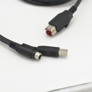 24V <b>Powered</b> <b>USB</b> <b>Cable</b> to Hosiden POS Printers <b>Powered</b> <b>USB</b> <b>Cable</b> printer barcode scanner POS <b>cable</b> - Product Image 4