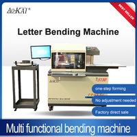 Machine de pliage de lettres en relief 3D AOKAI de haute précision, automatique, en acier inoxydable et aluminium, contrôlée par CNC PLC, haute précision