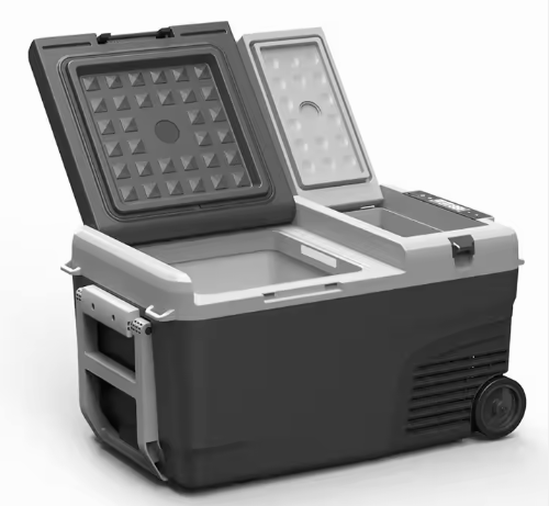 Portable Mini Electric Car Refrigerator Freezer Compressor 12V/24V Solar/Gas Powered Plastic UK/US for Home Hotel Outdoor Use