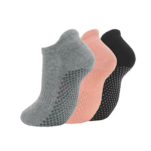 Custom Logo High Quality Yoga <b>Socks</b> Anti-Slip Low Cut Pilates Grip <b>Socks</b> for Women Barre and Yoga Practice - Product Image 1