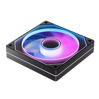 Ventilador AntarcChill de 120 mm ARGB con Espejo Infinito Dinámico, Rodamiento Hidráulico, Refrigeración de Escritorio, PWM de 4 Pines, Silencioso, para Caja de Ordenador, Venta al por Mayor