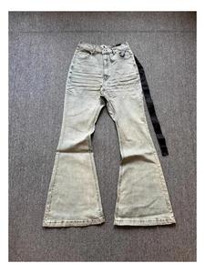 <span class=keywords><strong>Jeans</strong></span> Vintage da <span class=keywords><strong>Uomo</strong></span> con Lavaggio Acido, Gamba Svasata, Grigio, <span class=keywords><strong>Vita</strong></span> <span class=keywords><strong>Bassa</strong></span> e <span class=keywords><strong>Slim</strong></span> Fit, Leggings in Denim per <span class=keywords><strong>Uomo</strong></span>, Vendita all'Ingrosso - Product Image 1