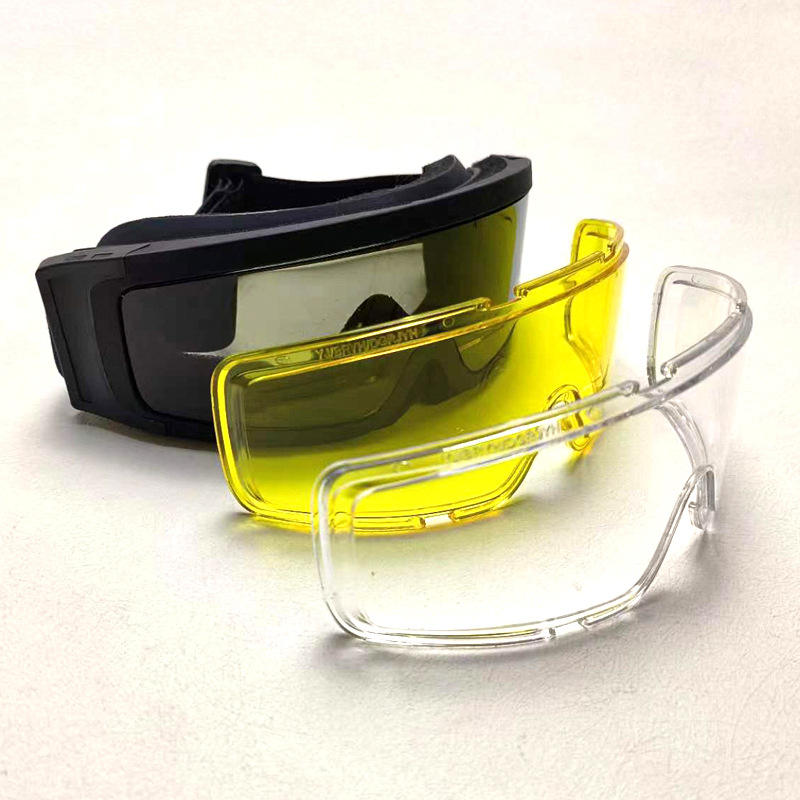 Black frame anti-fog lens set