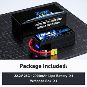 Zeee <span class=keywords><strong>lipo</strong></span> batterie 6S 12000mah 25C pour FPV UAV drone batterie Offres Spéciales - Product Image 6