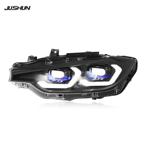 ไฟหน้า LED Jushun สำหรับ BMW ซีรีส์ 3 F30 แบบไดนามิก DRL พร้อมไฟเลี้ยว อัพเกรด ตัวเลือกสีเดียวและสองสี - Product Image 3