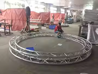 Torre de Soporte de Suelo Reforzada con Estructura de Aluminio y Bloque de Encaje, Base de Estructura con Capacidad de Carga de 1000 kg, Diseño Modular para Escenarios