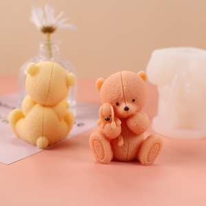 Besafe Handmade Little Bear with <strong>Doll</strong> Shape Candle Wax Soap Silicone <strong>Molds</strong> for Making Candle Resin Craft - Product Image 6