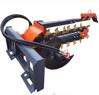 Excavadora Tractor Cargador Accesorio Cadena Zanjadora