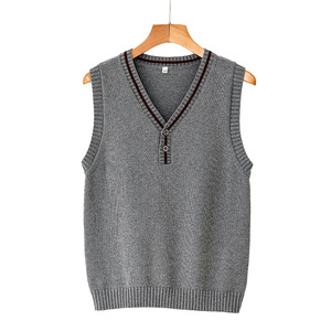 Uniforme de l'école primaire robe pour enfants pull tricoté gilet collège Style anglais chemise noeud papillon Costume hiver respirant - Product Image 2