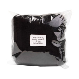 Mèches <span class=keywords><strong>Afro</strong></span> <span class=keywords><strong>Kinky</strong></span> pour Tresses Africaines Dreadlocks Micro Twist Cheveux Humains en Vrac - Product Image 5