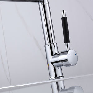 Robinet de cuisine chromé <span class=keywords><strong>KOEN</strong></span> KE-6024-1 de haute qualité, design moderne, avec douchette extractible, eau chaude/froide, monocommande, cartouche céramique, à poser sur le plan - Product Image 5