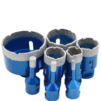 Ensemble de forets diamantés bleus et de lames de scie multi-tailles pour le perçage du métal avec garantie d'un an et personnalisation ODM