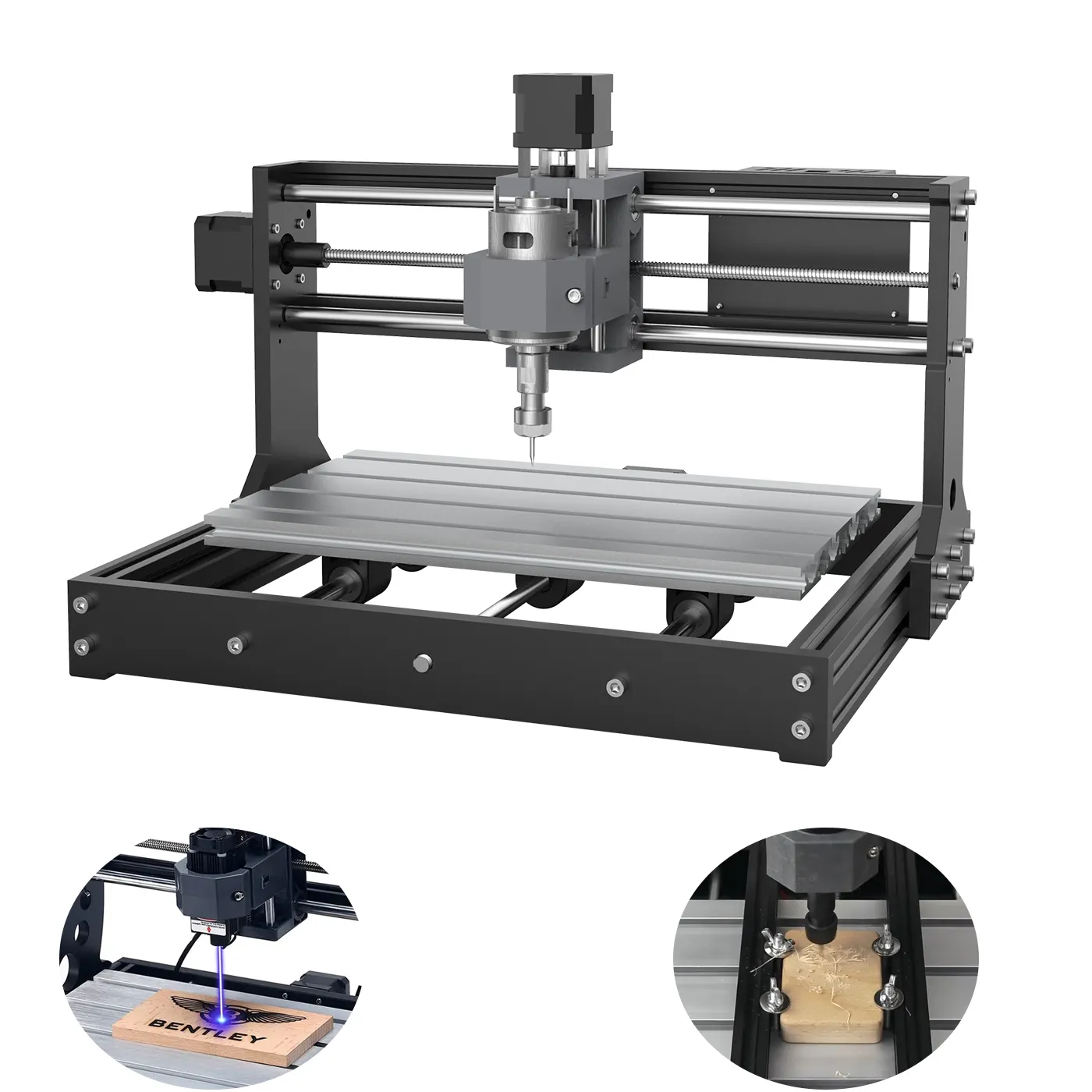 Twotrees 2-in-1 GRBL control 0.9 Carving Engraving Machine 3 axis DIY cnc router for wood Aluminum plastic Carving