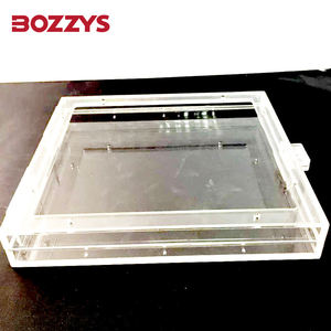 חשמל תעשייתי בקרת חשמל פנל שקוף פלסטיק נעילה קבוע עם דבק תעשייתי אקריליק פרספקס BD-D65 - Product Image 6