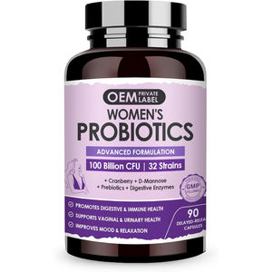 Cápsulas de Probióticos para Mujeres Adultas OEM, Enzimas Vaginales, Prebióticos, D-Manosa, Arándano, Salud del Tracto Urinario, Salud Intestinal Natural - Product Image 1