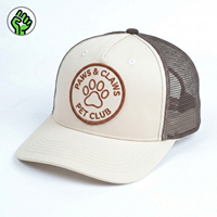 Gorra Trucker Unisex Impermeable de 5 Paneles con Diseño OEM Personalizado, Deportiva, Formal, de Moda, de Alta Calidad, con Logotipo Bordado en Aplique de Nailon
