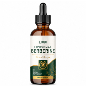 Compléments alimentaires 100% purs d'extrait d'herbe de berbérine, cannelle de Ceylan HCL 500mg, Phytosome, antioxydant, soutien immunitaire, gouttes liquides orales - Product Image 1