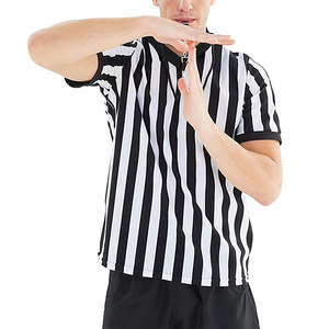 Custom Scheidsrechter Poloshirt Heren Basketbal Voetbal Scheidsrechter Jersey 100% Polyester Volwassenen Voetbal Scheidsrechter Uniform - Product Image 6