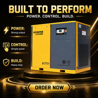 Compresseur d'air à vis Airking VSD-50A 50HP 37KW AC à variateur de fréquence (VSD) contrôlé par PLC, économe en énergie, certifié CE, personnalisé